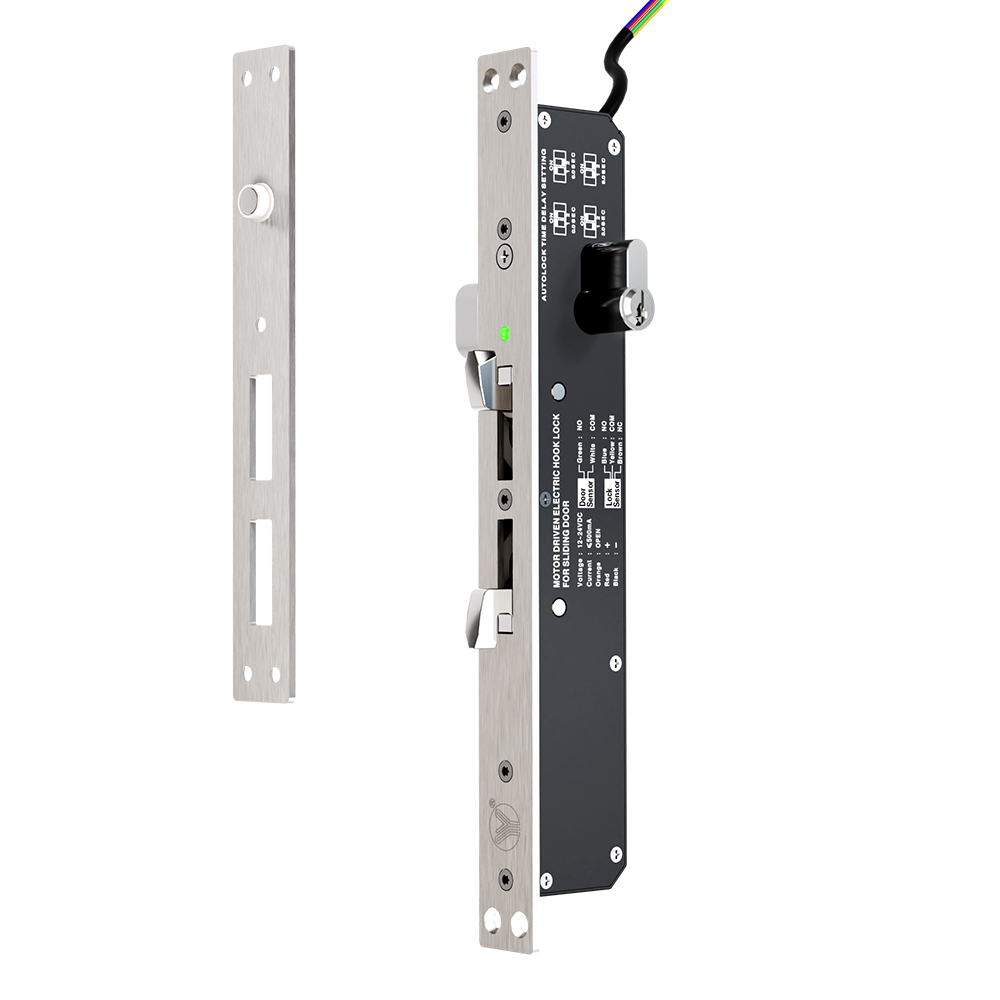 馬達(dá)驅(qū)動平移門專用雙舌電鉤鎖